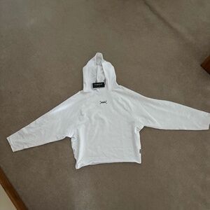 ASRV Micro-Terry Raw Hem Hoodie